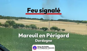 Incendie à Mareuil en Périgord (24) : le feu est éteint