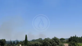 Incendie à Sorgues - Vaucluse - 9 juillet 2026 - Feux de forêts et d'espaces naturels