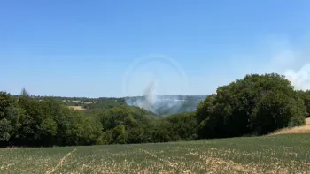 Incendie à Le Vigan-en-Quercy - Lot - 9 juillet 2026 - Feux de forêts et d'espaces naturels
