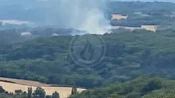 Incendie à Le Vigan-en-Quercy - Lot - 9 juillet 2026 - Feux de forêts et d'espaces naturels