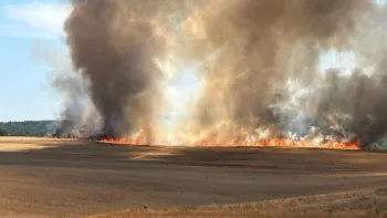 Incendie à La Douze - Dordogne - 9 juillet 2026 - Feux de forêts et d'espaces naturels
