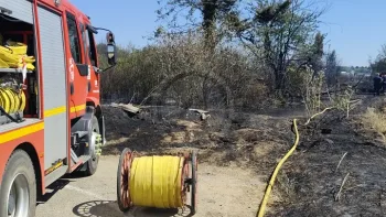 Incendie à Corbas - Métropole de Lyon - 9 juillet 2026 - Feux de forêts et d'espaces naturels