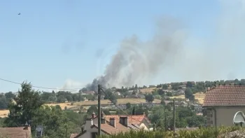 Incendie à Écuisses - Saône-et-Loire - 9 juillet 2026 - Feux de forêts et d'espaces naturels
