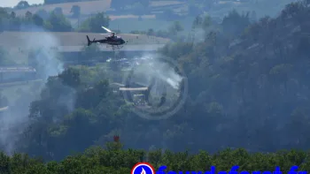 Incendie à Veyrines-de-Domme - Dordogne - 9 juillet 2026 - Feux de forêts et d'espaces naturels