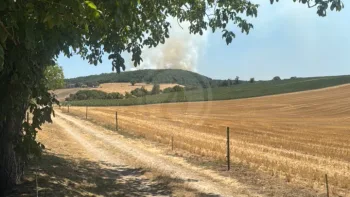 Incendie à Tocane-Saint-Apre - Dordogne - 9 juillet 2026 - Feux de forêts et d'espaces naturels
