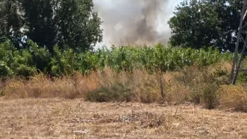 Incendie à Rivesaltes - Pyrénées-Orientales - 9 juillet 2026 - Feux de forêts et d'espaces naturels