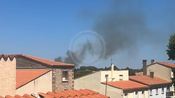 Incendie à Rivesaltes - Pyrénées-Orientales - 9 juillet 2026 - Feux de forêts et d'espaces naturels
