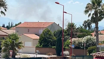 Incendie à Rivesaltes - Pyrénées-Orientales - 9 juillet 2026 - Feux de forêts et d'espaces naturels