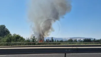 Incendie à Rivesaltes - Pyrénées-Orientales - 9 juillet 2026 - Feux de forêts et d'espaces naturels