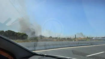 Incendie à Rivesaltes - Pyrénées-Orientales - 9 juillet 2026 - Feux de forêts et d'espaces naturels