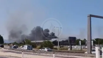 Incendie à Rivesaltes - Pyrénées-Orientales - 9 juillet 2026 - Feux de forêts et d'espaces naturels