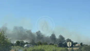 Incendie à Rivesaltes - Pyrénées-Orientales - 9 juillet 2026 - Feux de forêts et d'espaces naturels