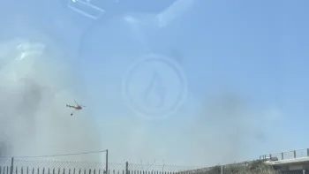 Incendie à Rivesaltes - Pyrénées-Orientales - 9 juillet 2026 - Feux de forêts et d'espaces naturels