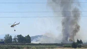 Incendie à Rivesaltes - Pyrénées-Orientales - 9 juillet 2026 - Feux de forêts et d'espaces naturels
