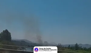 Incendie à Rivesaltes (66) : les pompiers interviennent
