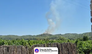 Incendie à Cessenon-sur-Orb (34) : les pompiers interviennent