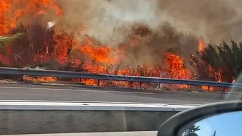 Incendie à Nîmes - Gard - 9 juillet 2026 - Feux de forêts et d'espaces naturels