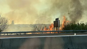 Incendie à Nîmes - Gard - 9 juillet 2026 - Feux de forêts et d'espaces naturels