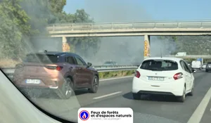 Incendie à Aubagne (13) : les pompiers interviennent