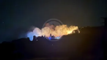 Incendie à La Tuilière - Loire - 9 juillet 2026 - Feux de forêts et d'espaces naturels