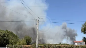 Incendie à La Plaine-sur-Mer - Loire-Atlantique - 10 juillet 2026 - Feux de forêts et d'espaces naturels