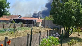 Incendie à La Plaine-sur-Mer - Loire-Atlantique - 10 juillet 2026 - Feux de forêts et d'espaces naturels