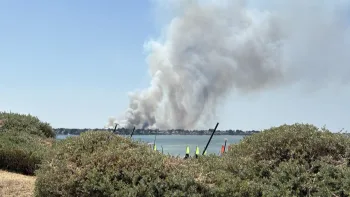 Incendie à La Plaine-sur-Mer - Loire-Atlantique - 10 juillet 2026 - Feux de forêts et d'espaces naturels