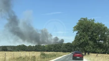Incendie à Saint-Palais - Cher - 10 juillet 2026 - Feux de forêts et d'espaces naturels