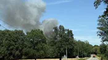 Incendie à Saint-Palais - Cher - 10 juillet 2026 - Feux de forêts et d'espaces naturels