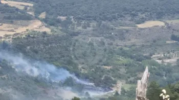 Incendie à Coustaussa - Aude - 10 juillet 2026 - Feux de forêts et d'espaces naturels