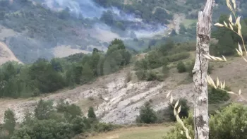Incendie à Coustaussa - Aude - 10 juillet 2026 - Feux de forêts et d'espaces naturels