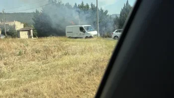 Incendie à Apt - Vaucluse - 10 juillet 2026 - Feux de forêts et d'espaces naturels