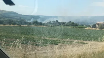 Incendie à Apt - Vaucluse - 10 juillet 2026 - Feux de forêts et d'espaces naturels
