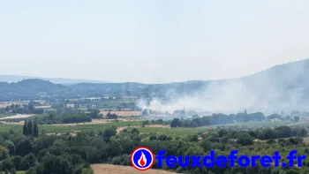 Incendie à Apt - Vaucluse - 10 juillet 2026 - Feux de forêts et d'espaces naturels