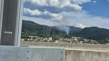 Incendie à Oyonnax - Ain - 10 juillet 2026 - Feux de forêts et d'espaces naturels