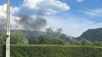 Incendie à Oyonnax - Ain - 10 juillet 2026 - Feux de forêts et d'espaces naturels