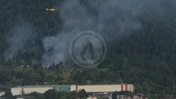 Incendie à Oyonnax - Ain - 10 juillet 2026 - Feux de forêts et d'espaces naturels