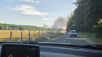 Incendie à Hanches - Eure-et-Loir - 10 juillet 2026 - Feux de forêts et d'espaces naturels