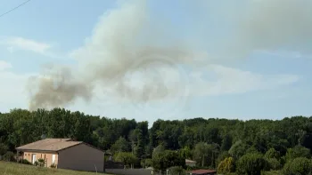 Incendie à Cornille - Dordogne - 10 juillet 2026 - Feux de forêts et d'espaces naturels