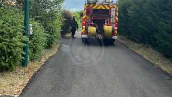 Incendie à Saint-Vidal - Haute-Loire - 10 juillet 2026 - Feux de forêts et d'espaces naturels