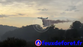 Incendie à Toulx-Sainte-Croix - Creuse - 10 juillet 2026 - Feux de forêts et d'espaces naturels