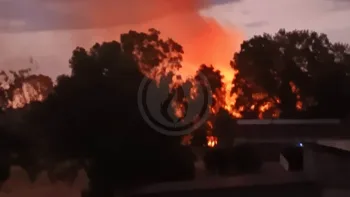 Incendie à Eyzerac - Dordogne - 10 juillet 2026 - Feux de forêts et d'espaces naturels