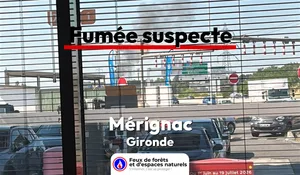 Incendie à Mérignac (33) : le feu est éteint