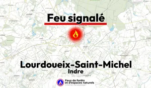Incendie à Lourdoueix-Saint-Michel (36) : le feu est éteint
