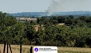 Incendie à Rocamadour (46) : les pompiers interviennent