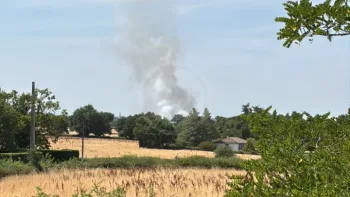 Incendie à La Chapelle-Bertrand - Deux-Sèvres - 11 juillet 2026 - Feux de forêts et d'espaces naturels