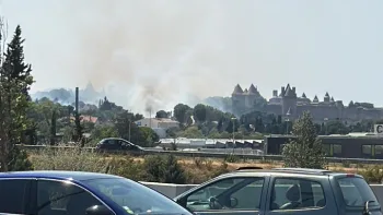 Incendie à Carcassonne - Aude - 11 juillet 2026 - Feux de forêts et d'espaces naturels