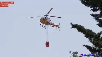 Incendie à Carcassonne - Aude - 11 juillet 2026 - Feux de forêts et d'espaces naturels