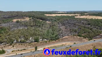 Incendie à Cieurac - Lot - 11 juillet 2026 - Feux de forêts et d'espaces naturels