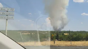 Incendie à Cieurac - Lot - 11 juillet 2026 - Feux de forêts et d'espaces naturels